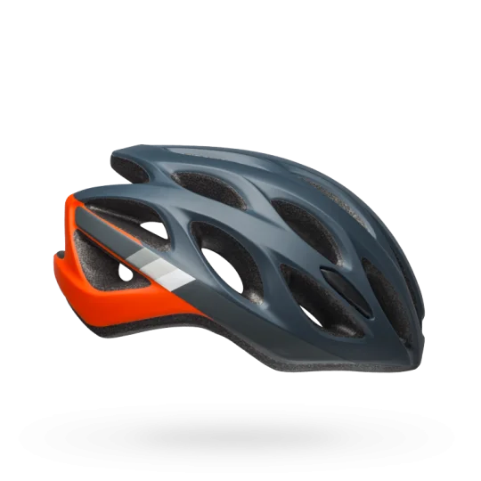 Adjustable cycling helmet visor-Bell Draft Road Helmet - Speed Matt Slate-Gray-Orange - 2019