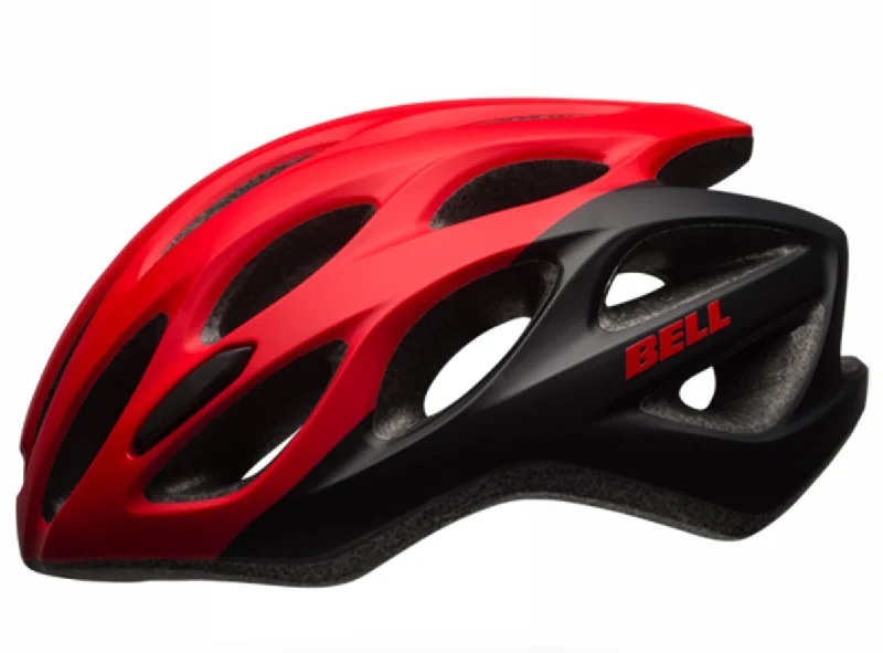 Breathable cycling undershirt-Bell Draft Road Helmet - Matt Red-Black