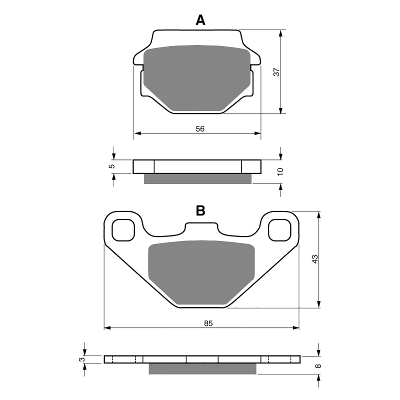 Thermal cycling vest-GOLDfren Brake Pads - K5 Off-Road Racing (PBPR75 / PBPR329)