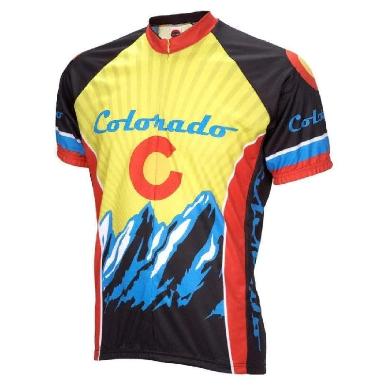 Anti-vibration cycling jersey-Men's Colorado Road Bike Jersey