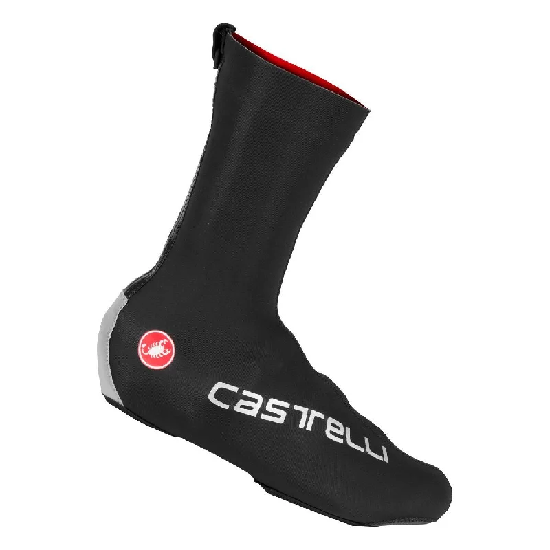 Thermal cycling raincoat-Copriscarpe Castelli Diluvio Pro - Nero