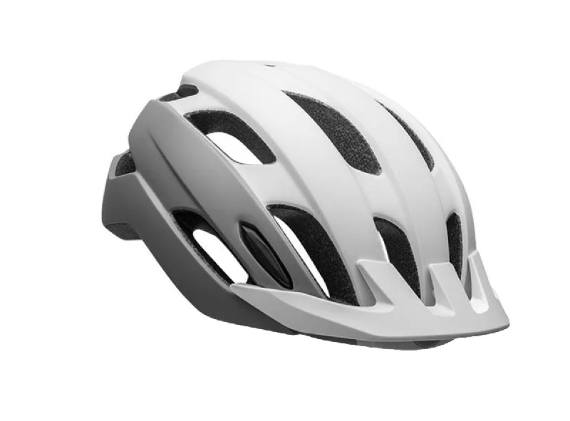 High-visibility cycling vest-Bell Trace MIPS Road Helmet - Womens - Matt White-Silver - 2020