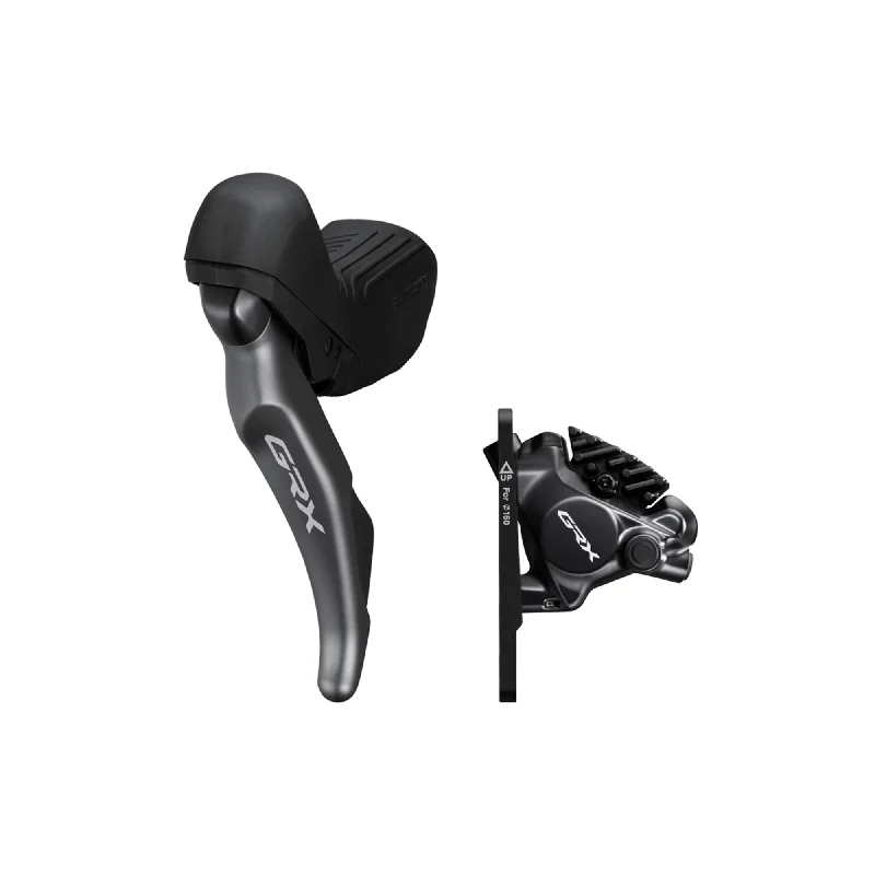 Lightweight bike rain gear-Shimano GRX RX820/RX820 Left Shift Lever and Front Brake Set