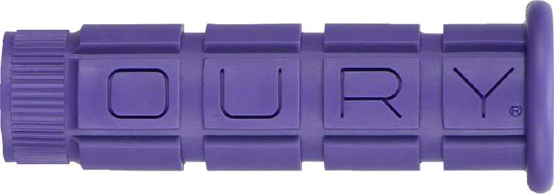 Reflective bike wrist guards-Oury Mountain Grips: Purple