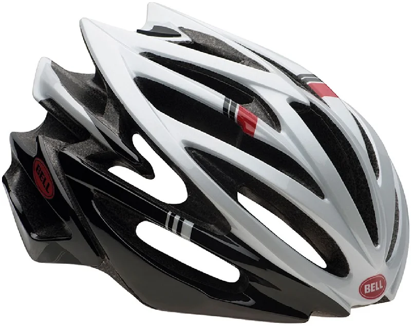 Lightweight MTB backpack-Bell Volt Road Helmet - White-Black-Red Hero