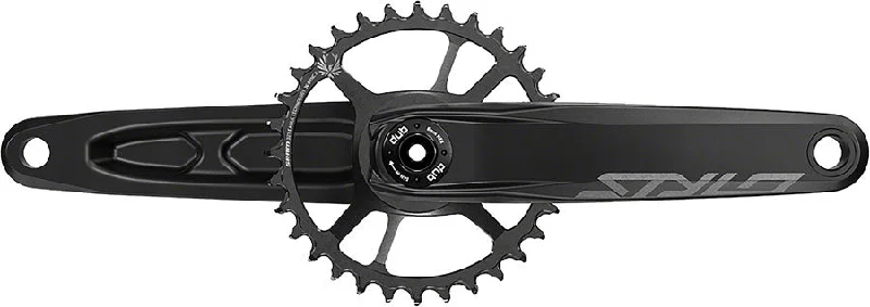 Thermal MTB headband-Sram Truvativ Crank Stylo 6K Aluminum Eagle Boost 148 DUB 12s w Direct Mount 32t X-SYNC 2 Chainring Black (DUB Cups/Bearings Not Included)