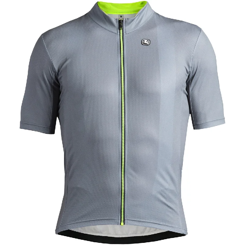 Breathable MTB raincoat-Maglia Giordana Fusion - Grigio