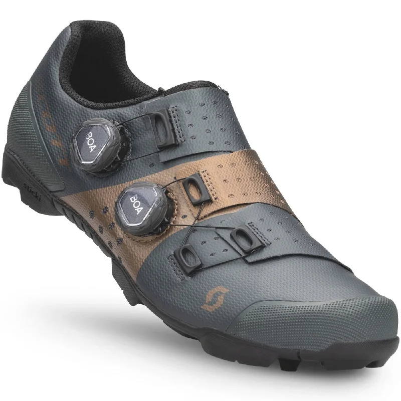 Carbon fiber bike shoes-Scarpe mtb Scott RC Python - Grigio