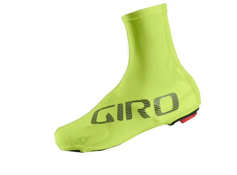 Waterproof cycling gloves-Giro Ultralight Aero Shoe Cover - Highlight Yellow