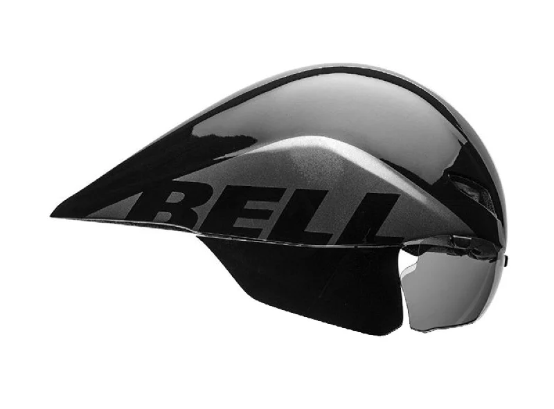 Quick-dry cycling cap-Bell Javelin Time Trial Helmet - Black-Gray