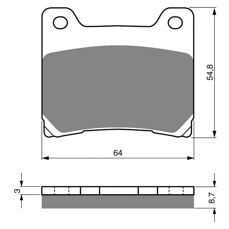 Quick-dry bike helmet liner-GOLDfren Brake Pads - S3 Sintered Sports (PBPH28)