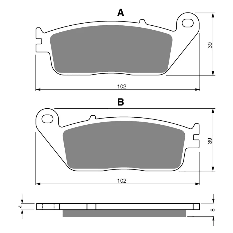 Lightweight bike shoulder pads-GOLDfren Brake Pads - S3 Sintered Sports (PBPH47)