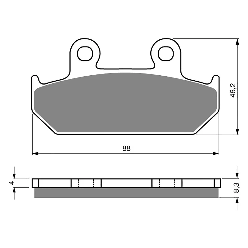 Lightweight bike hydration vest-GOLDfren Brake Pads - S3 Sintered Sports (PBPH40)