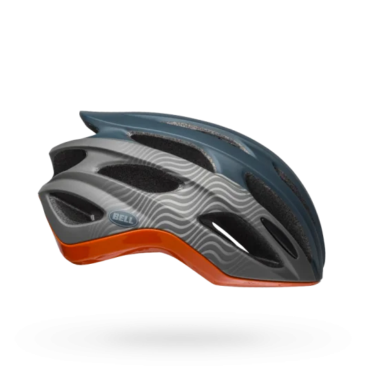 Quick-dry cycling socks-Bell Formula MIPS Road Helmet - Tsunami Matt-Gloss Slate-Gray-Orange - 2019