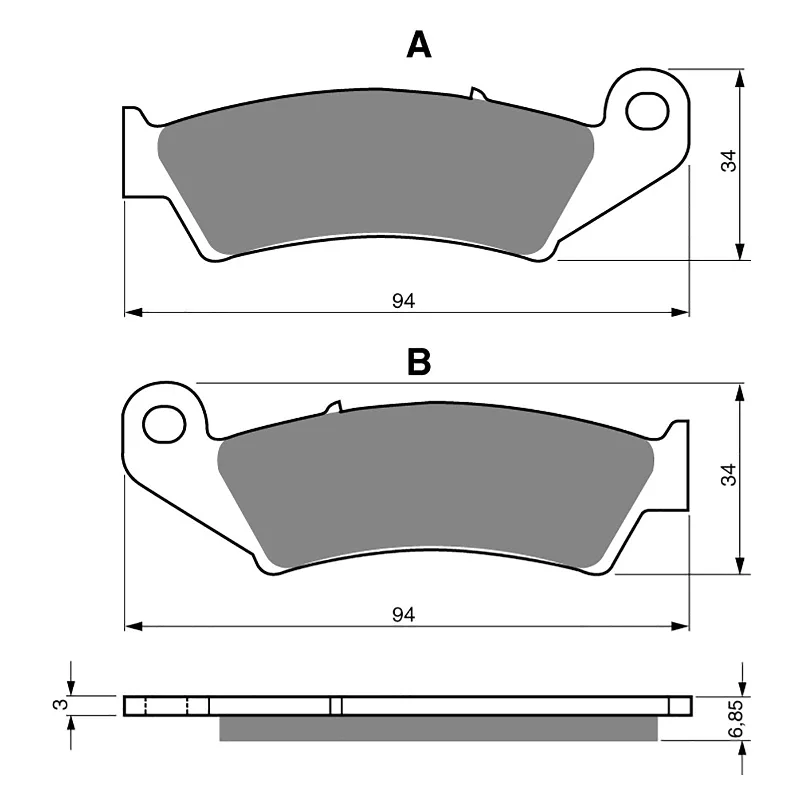 Windproof cycling vest-GOLDfren Brake Pads - S3 Sintered Sports