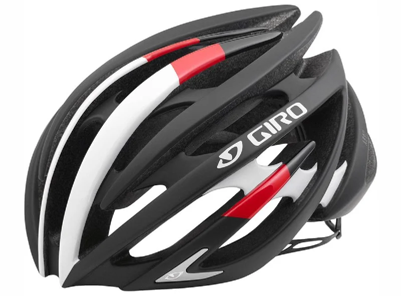 Adjustable bike shoe straps-Giro Aeon Road Helmet - Matt Black-Bright Red