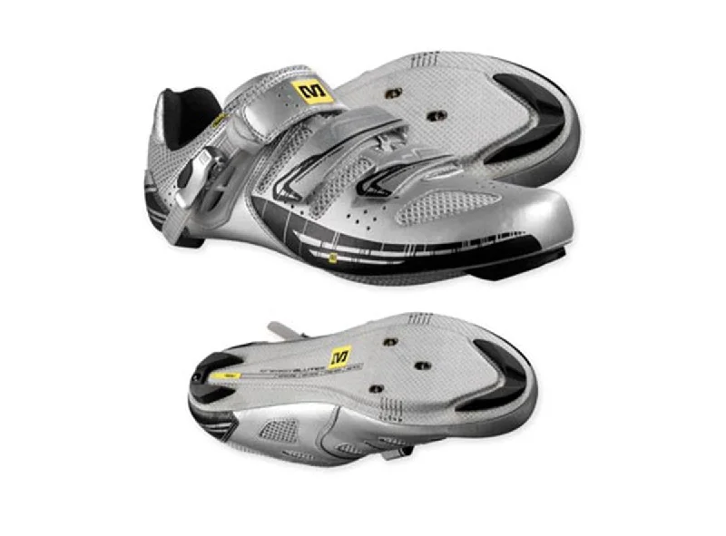 High-performance bike vest-Mavic Galibier Road Shoe - Metallic Silver-Black