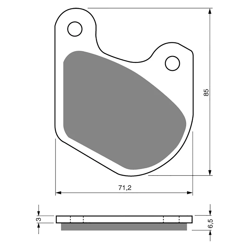 Waterproof bike frame bag-GOLDfren Brake Pads - S3 Sintered Sports (PBPH72)