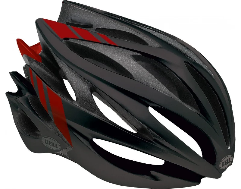 Quick-dry MTB shorts-Bell Sweep Race Road Helmet - Black-Red