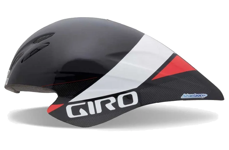 High-performance bike gloves-Giro Advantage 2 Time Trial Road Helmet - Red-Black