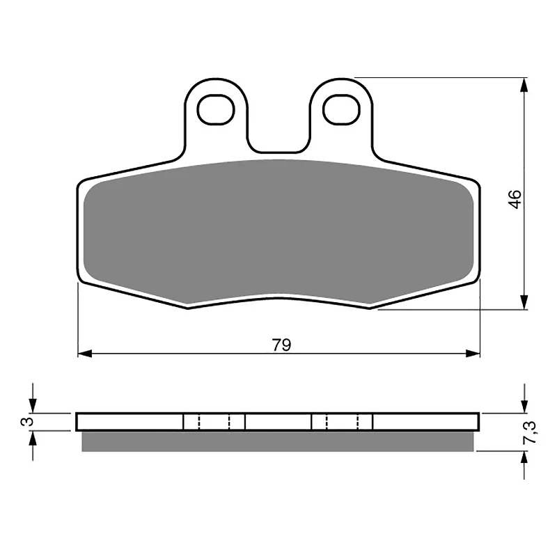 Durable MTB headband-GOLDfren Brake Pads - S3 Sintered Sports (PBPH241)