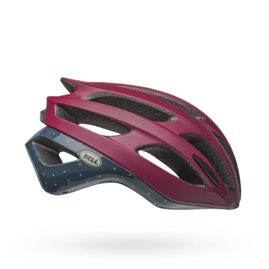 Padded MTB chest protector-Bell Falcon MIPS Road Helmet - Virago Matt Gloss Maroon-Slate-Sand - 2019