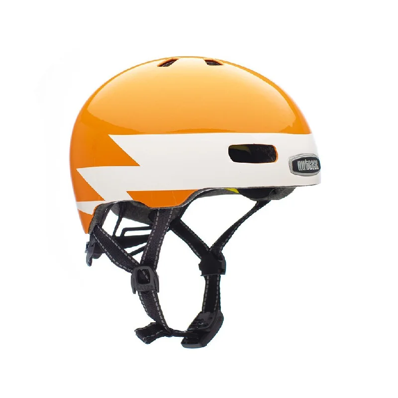 Breathable bike rain gear-Nutcase Little Nutty MIPS Helmet - Lightnin Gloss