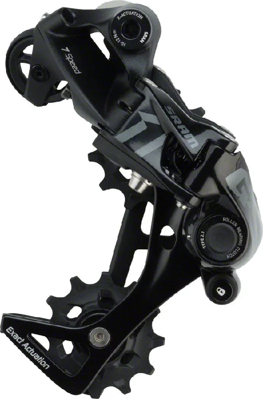 Anti-UV bike face mask-SRAM GX DH 7-Speed Medium Cage Rear Derailleur, X-Actuation, Black