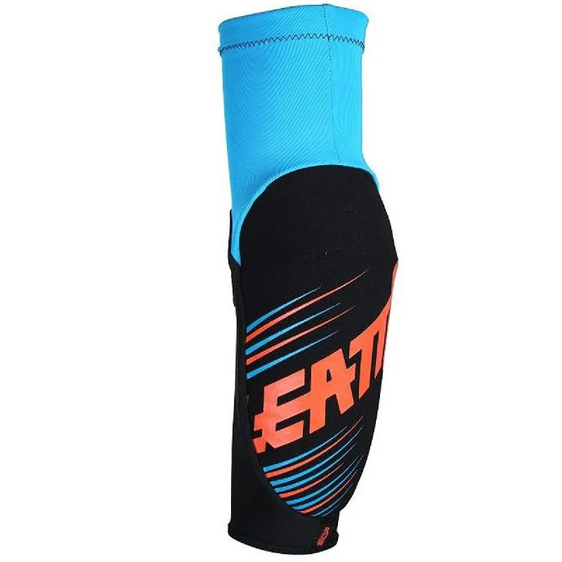 Breathable bike elbow pads-Protezioni gomito Leatt 3DF 5.0 - Blu arancio