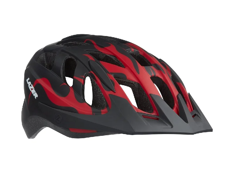 Lightweight bike hydration vest-Lazer J1 MTB Helmet - Youth - Big Flame