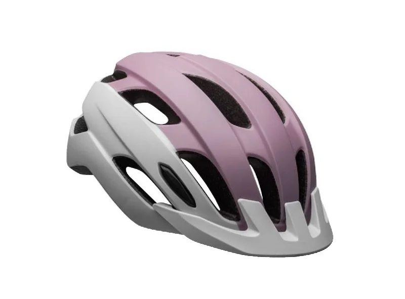 Foldable bike helmet-Bell Trace Road Helmet - Womens - Matt Purple-White - 2020