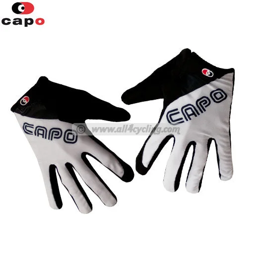 Breathable cycling leg warmers-Guanti Capo Long  - Bianco