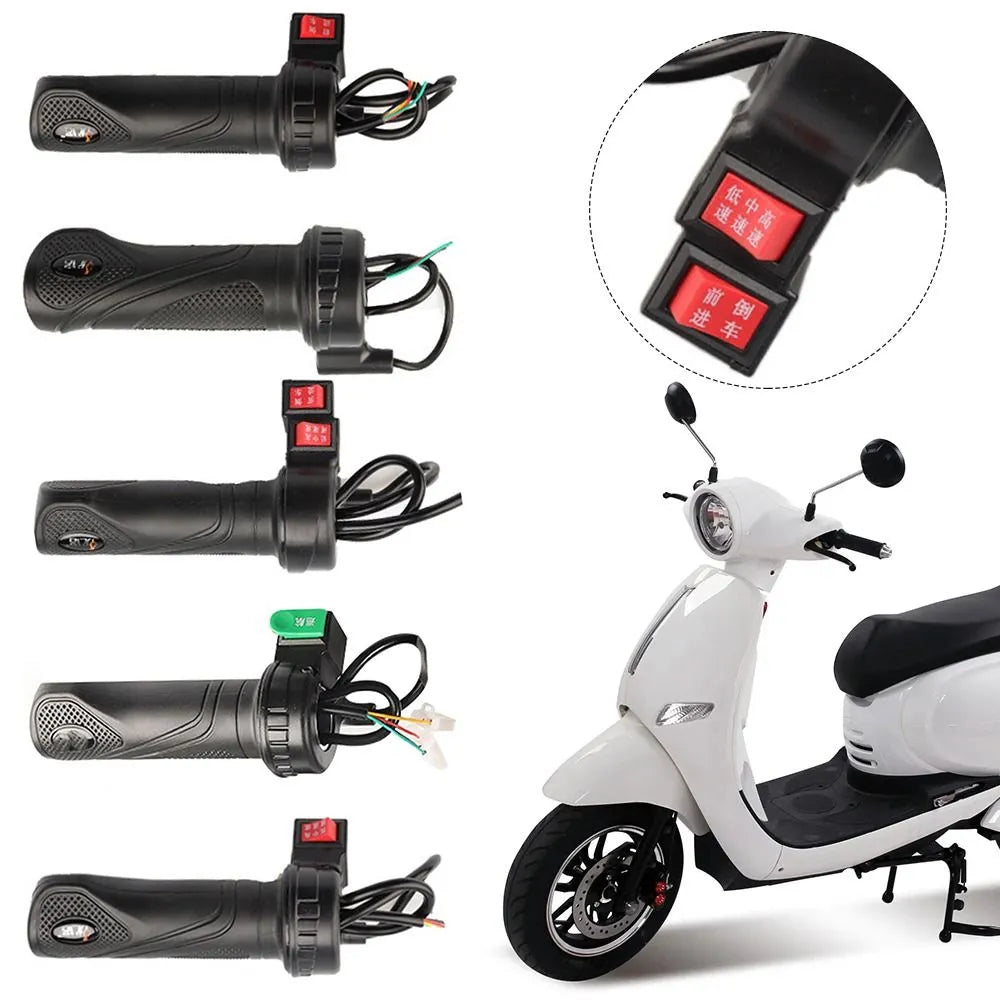 Anti-vibration cycling cap-Electric E-Bike Twist Throttle 12V Speed Handlebar Throttle Universal Electric Scooter Twist Cycling Throttle Grip