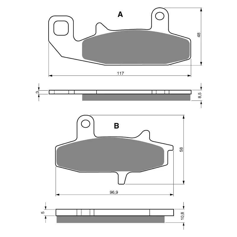 Thermal cycling leg warmers-GOLDfren Brake Pads - K5 Off-Road Racing