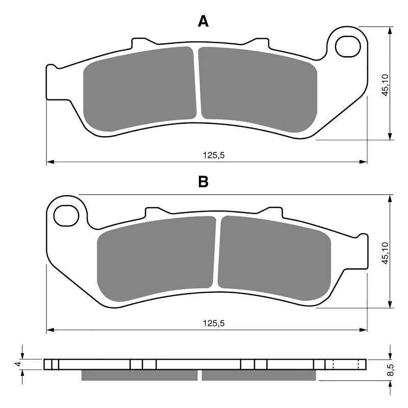 Adjustable cycling leg bands-GOLDfren Brake Pads - S3 Sintered Sports (PBPH123)