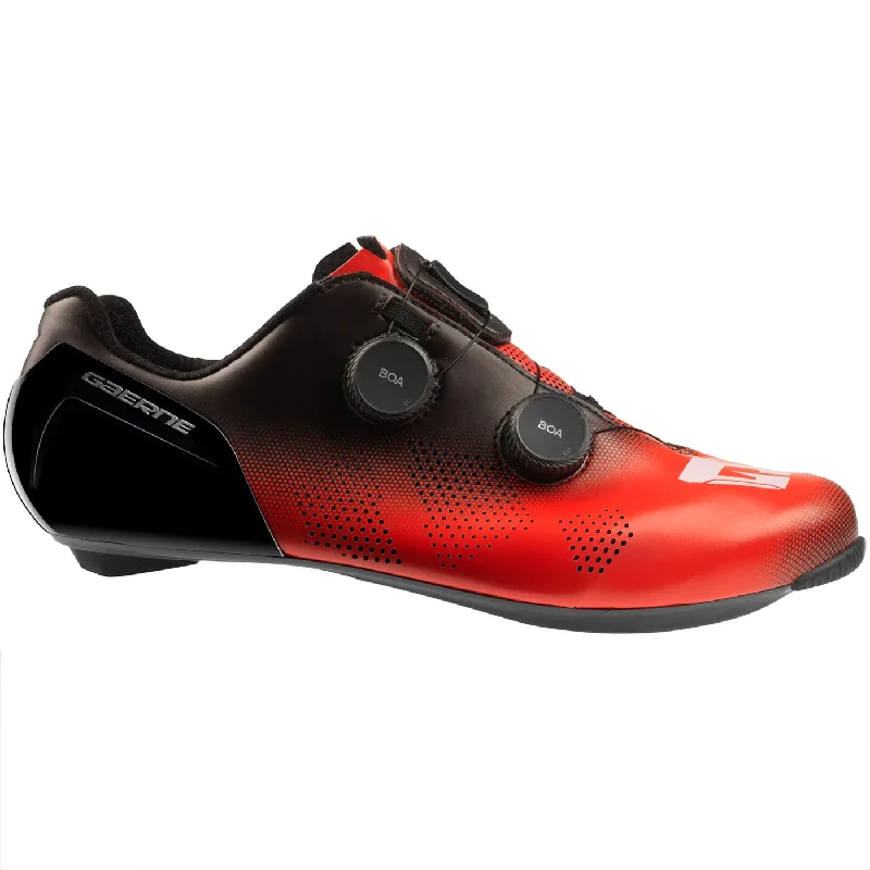 Waterproof bike leg straps-Scarpe Gaerne Carbon STL - Rosso