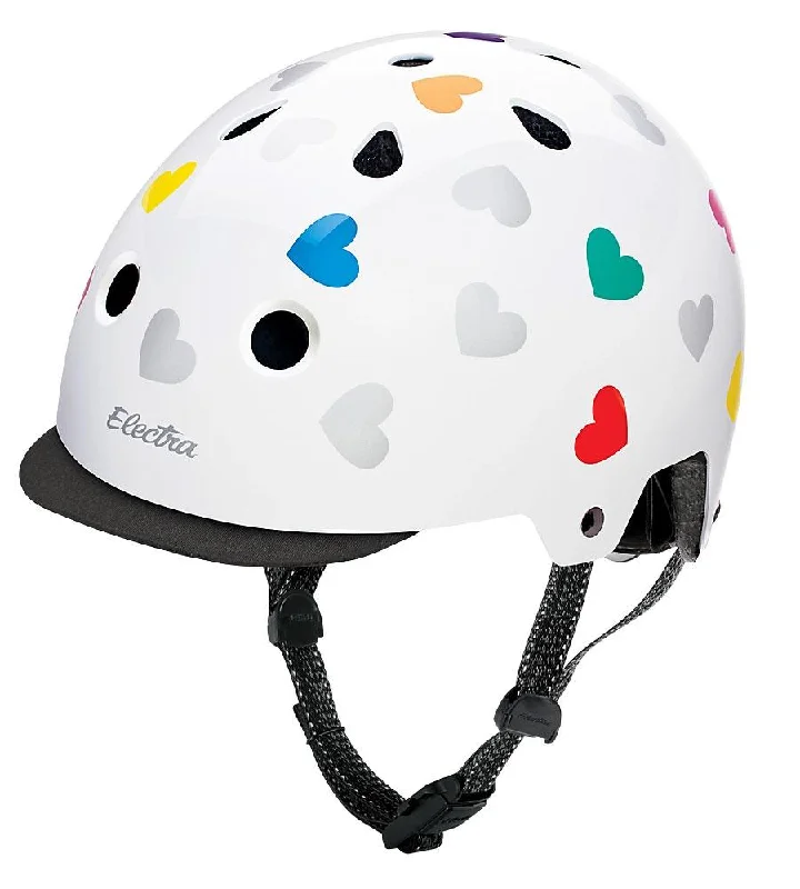 Windproof bike shoe covers-Electra Graphic Bike Helmet - Heartchya