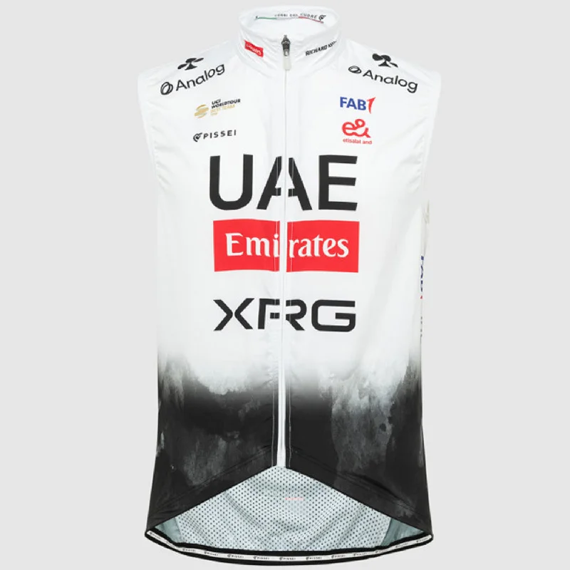 Windproof MTB jacket-Gilet Pissei UAE Team Emirates 2025