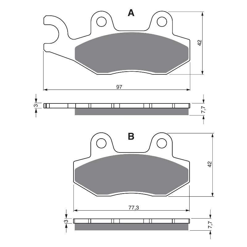 Thermal MTB headband-GOLDfren Brake Pads - S3 Sintered Sports (PBPH46)