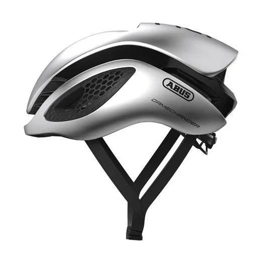 Thermal MTB gloves-Abus GameChanger Road Helmet - Gleam Silver