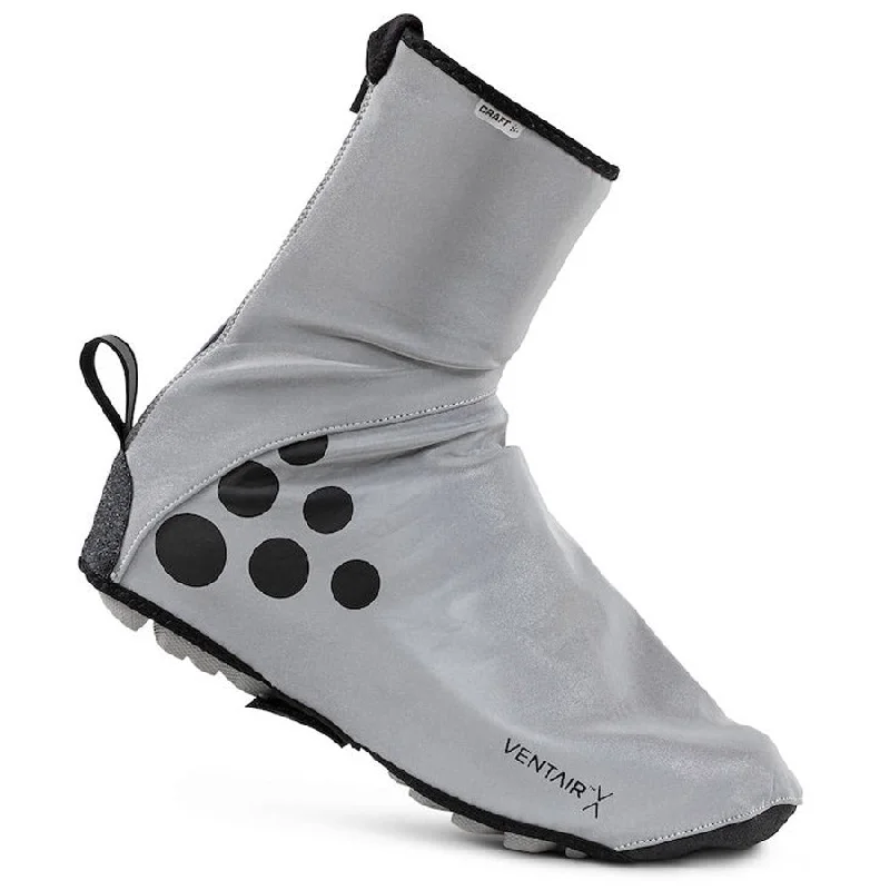 Windproof bike vest-Copriscarpe Craft Glow Bootie - Argento