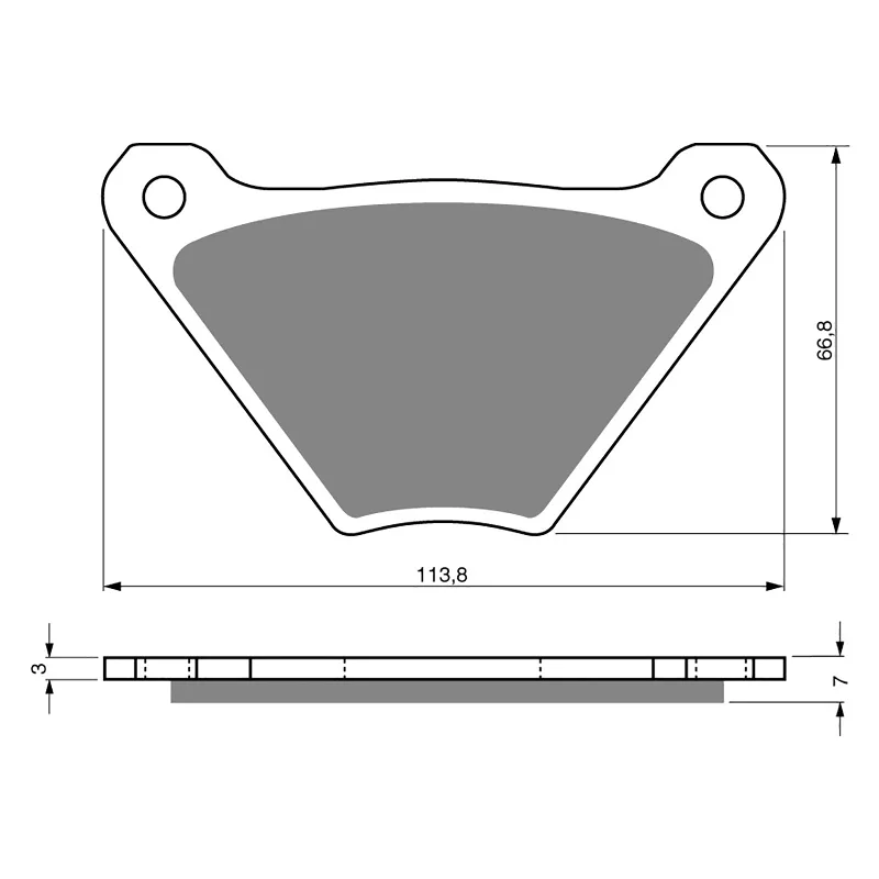 Quick-dry cycling vest-GOLDfren Brake Pads - S3 Sintered Sports (PBPH70)