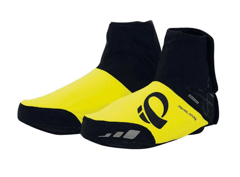 Anti-slip road bike gloves-Pearl Izumi P.R.O. Softshell WXB MTB Shoe Cover - Screaming Yellow-Black