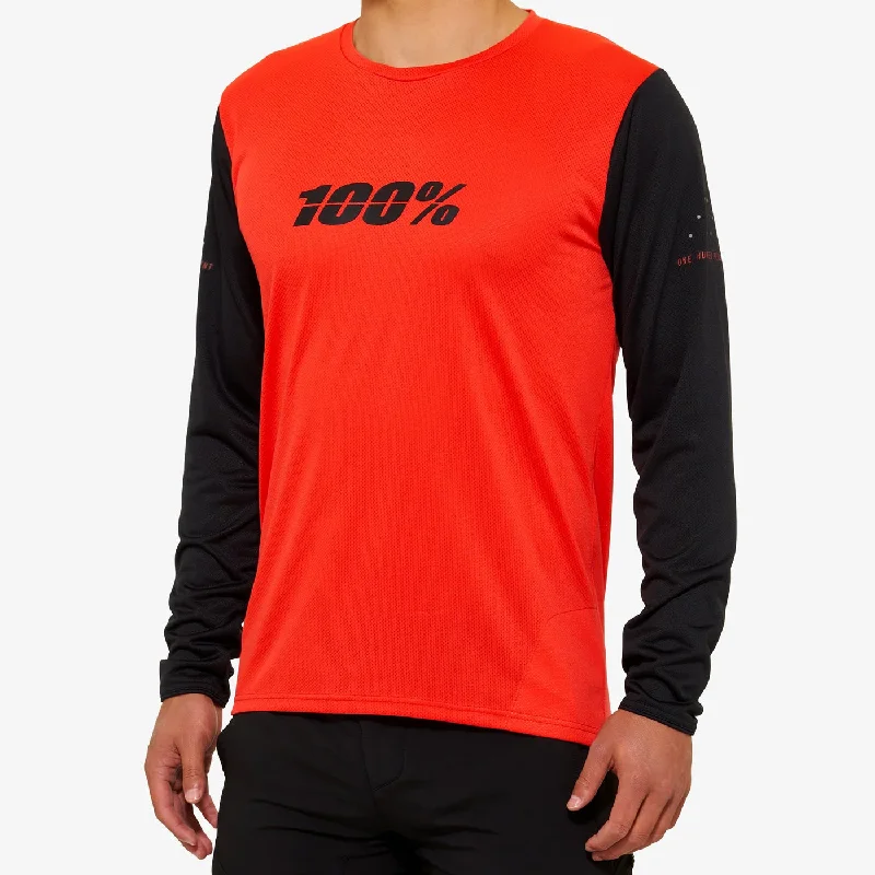 Breathable MTB base layer-Maglia maniche lunghe 100% Ridecamp - Rosso