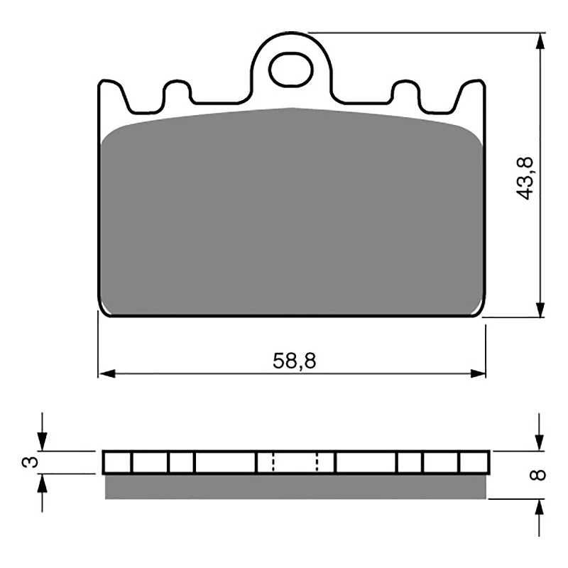 Reflective cycling shoe covers-GOLDfren Brake Pads - S3 Sintered Sports (PBPH101)