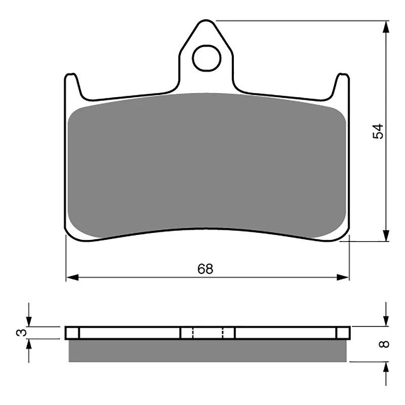 Windproof cycling jersey-GOLDfren Brake Pads - S3 Sintered Sports (PBPH62)