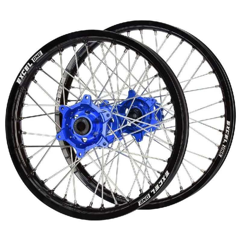 Quick-dry MTB shorts-SM PRO EXCEL ONE WHEEL SET (21-19X2.15) - BLACK-BLUE