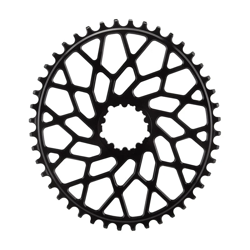 Quick-dry bike socks-Absolute Black Spiderless GXP/BB30 DM CX Oval Chainring 44T - Bk