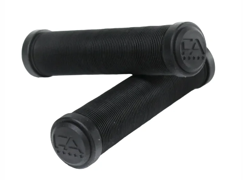 Quick-dry cycling cap-Free Agent Flangeless Shroom XL BMX Grips - Black