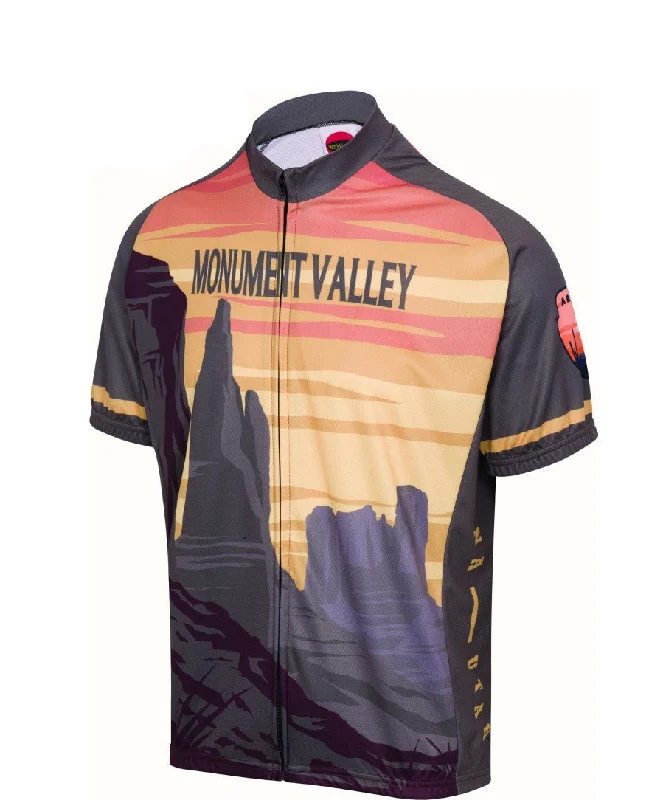 Breathable cycling rain pants-Men's Monument Valley National Park Jersey